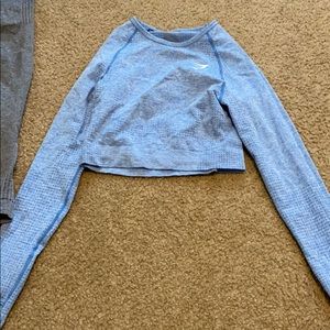 Gymshark cropped long sleeve shirt